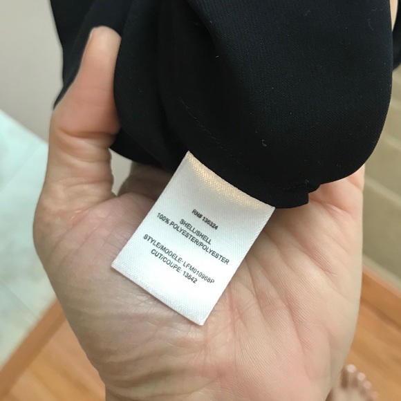 NWT Black/beige ombré symmetrical hem line dress - Picture 7 of 8